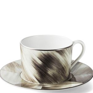 RALPH LAUREN Gwyneth Horn Cup / Saucer Set